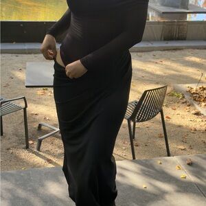 T.J.Maxx Elegant Black Long Sleeve Dress